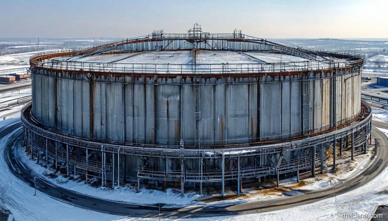 Антидроновая защита резервуара РВС-50000 Оренбурге — ЗОК ЗАСЛОН по СП 542