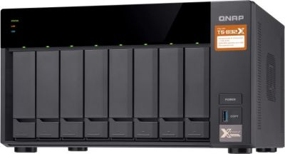 Сетевое хранилище NAS Qnap Original TS-832X-8G 8-bay 